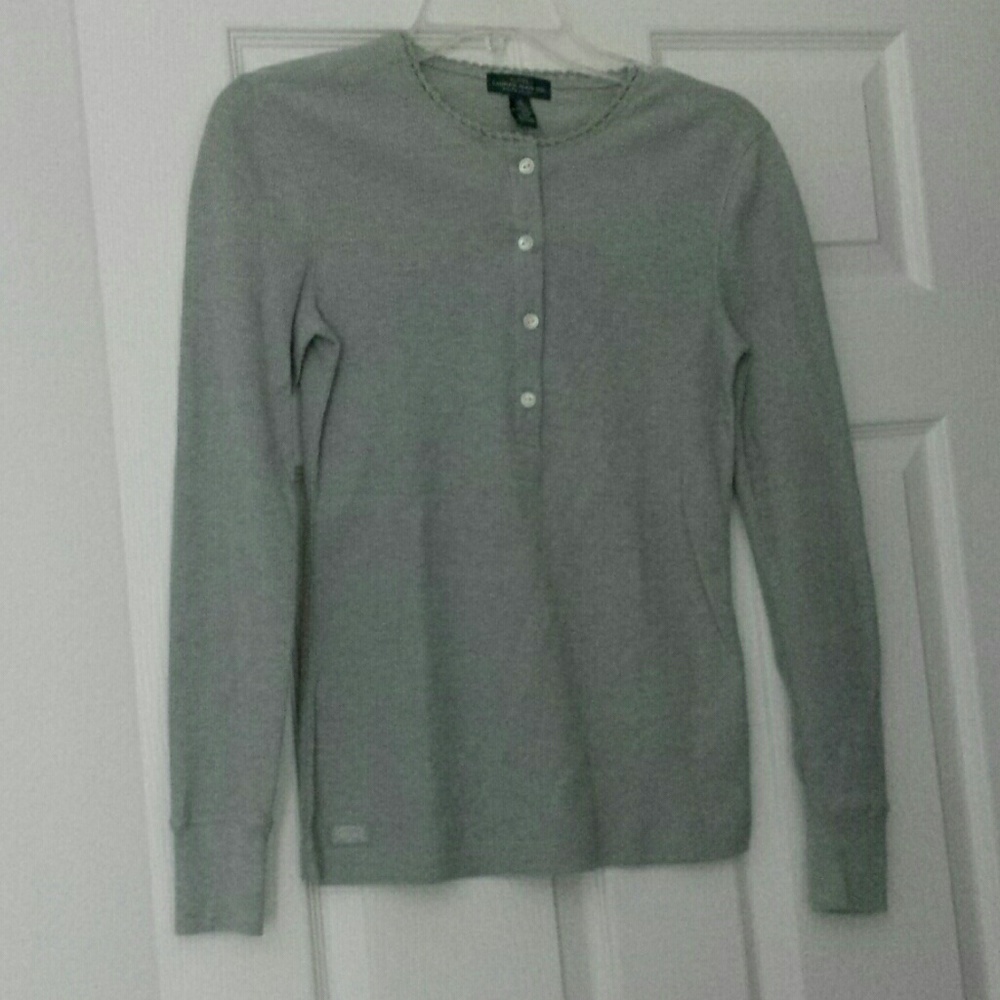 Long sleeve Ralph  Lauren grey shirt